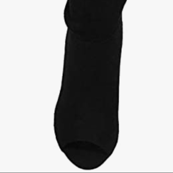 My Delicious peep-toe boots,  color black - Picture 8 of 9